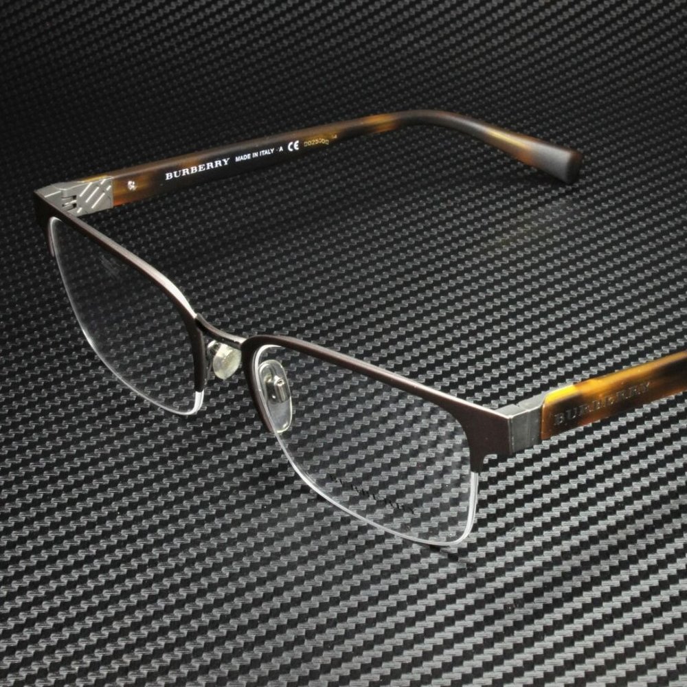 Burberry Gunmetal Brown 54mm Eyeglasses